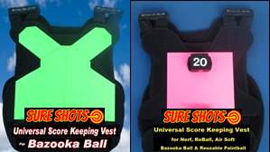 Bazooka Ball Score Keeping Vests